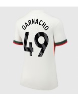 Chelsea Alejandro Garnacho #49 Vieraspaita Naisten 2025-26 Lyhythihainen